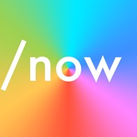 Text slash now over rainbow gradient