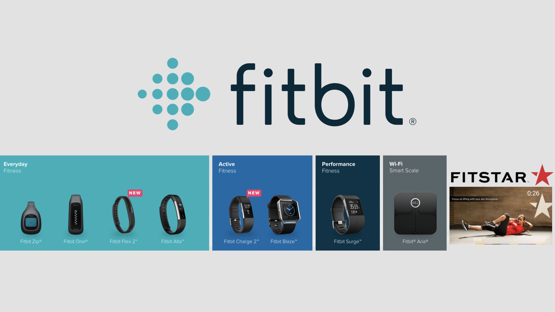 fitbit line of products